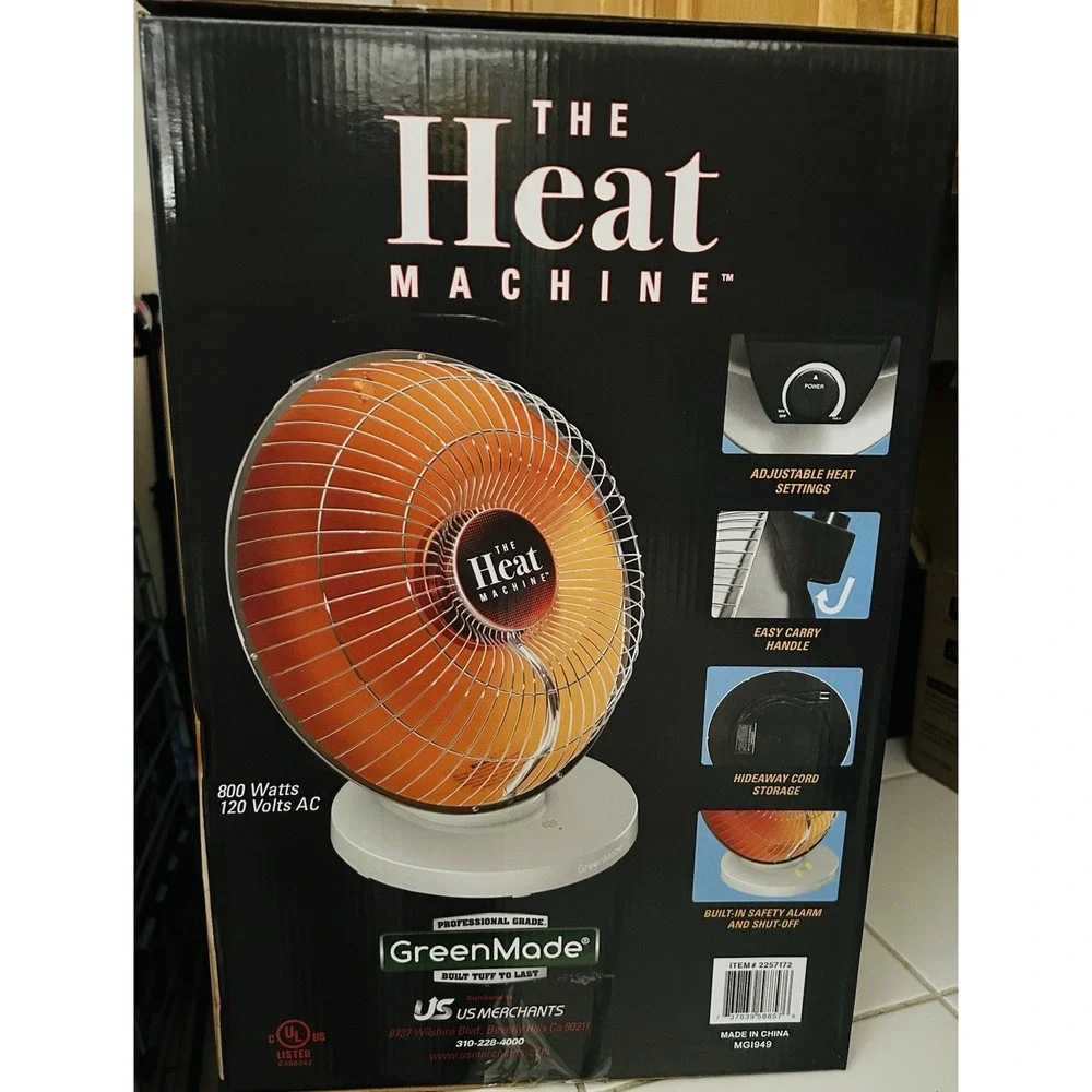 Greenmade The Heat Machine Parabolic Heater MG1949 - 2257172